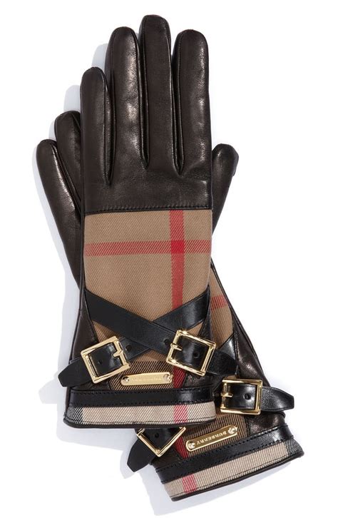 burberry leather gloves sale|Burberry gloves outlet.